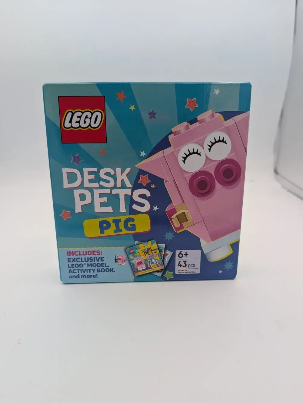 Lego(r) Books. Desk Pets: Pig by Ameet Sp Z.O.O. Hardcover Book New